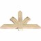 Ekena Millwork Redmond Rough Sawn Timber Gable Bracket, Douglas Fir, 36"W x 23"H x 2"D x 4"F, 15/12 Pitch GBW036X23X0204RED00RDF - alternate 2
